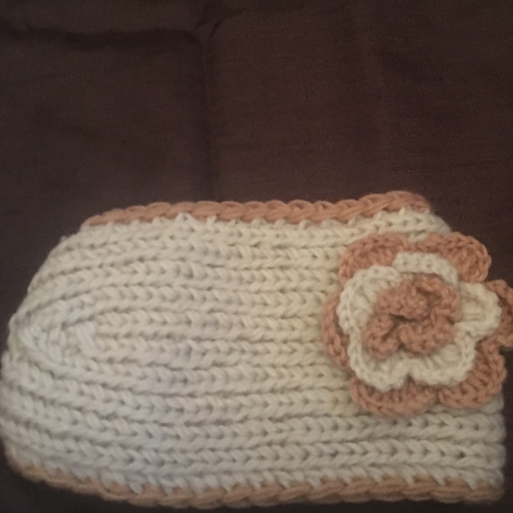 Winter flower head band